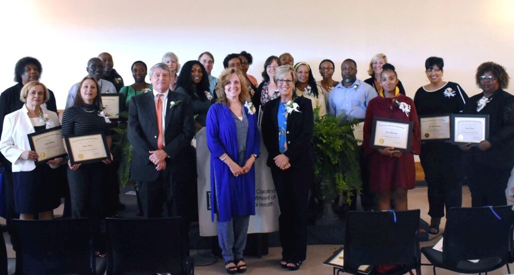Outstanding Employee of the Year Nominees, State Director John H. Magill, and DMH Commissioners