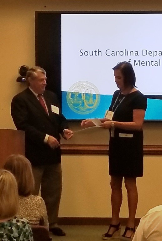 L-R: State Director John H. Magill, Beckman Center Director Melanie Gambrell L-R: State Director John H. Magill, Beckman Center Director Melanie Gambrell